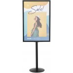 A-Z Reklama CZ Oboustranný stojan na noze Info Pole UIBSHB00A1 - formát A1 594 x 841 Černý – Sleviste.cz