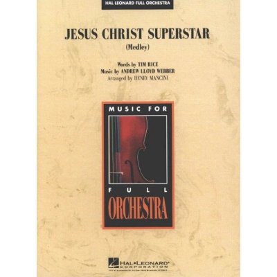 Jesus Christ Superstar Medley noty pro symfonický orchestr party partitura – Hledejceny.cz