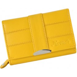 Malá dámská kožená peněženka Mercucio žlutá