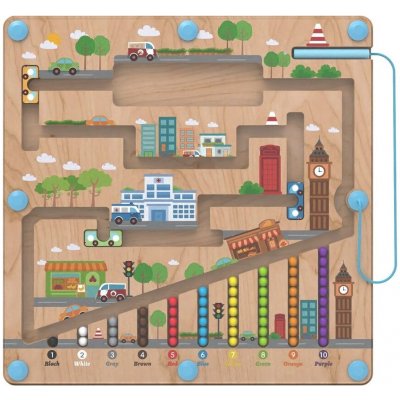 2Kids Toys Magnetická hrací deska City – Zboží Mobilmania