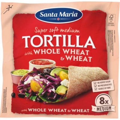 Santa Maria Celozrnná tortilla 320 g – Zboží Dáma