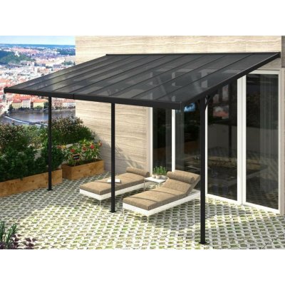 Rojaplast BRUCE J pergola - ŠEDÝ polykarbonát – Sleviste.cz