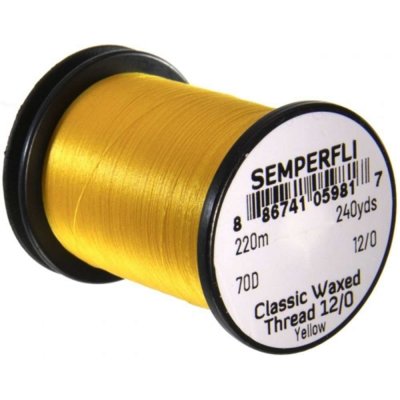Semperfli Nit Classic Waxed Thread 12/0 Yellow – Hledejceny.cz