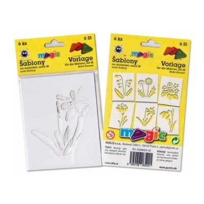 Papírové šablony sada M Květiny – Zboží Dáma