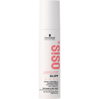 Schwarzkopf Osis+ Glow Frizz Control & Shine Serum Uhlazení vlasů 50 ml – Zboží Mobilmania