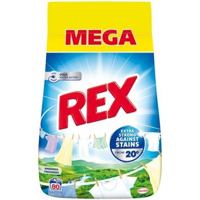 Rex prací prášek Amazonia Freshness 80 PD 4,4 kg – Zboží Mobilmania