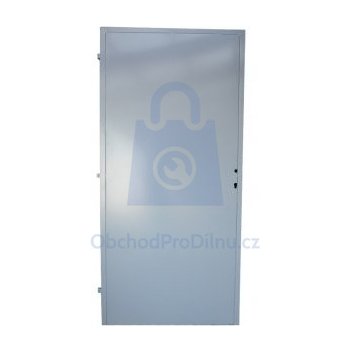 FAB Plechové dveře do zárubně, , natřené základovou barvou 80 x 197 levé, balení 1 ks