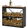 Dřevník Ofyr Wood Storage Dressoir ocel černá práškovaná WS-D