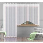 Hotová záclona nebo balkonový komplet, Christina, bílá 300 x 140 cm – Sleviste.cz