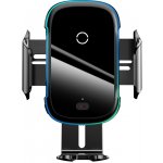 BASEUS 67727 BASEUS WXHW03 Automatický elektrický držák do auta s bezdrátovým nabíjením 15W černý | Zboží Auto