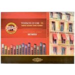 KOH-I-NOOR Křída prašná kulatá souprava TOISON D´OR 8515 36 barev – Zboží Dáma