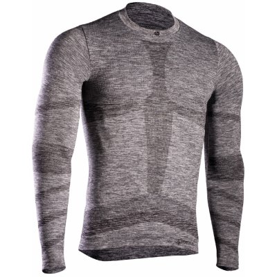 IRON-IC Pánské termo triko s dlouhým rukávem fleece šedá