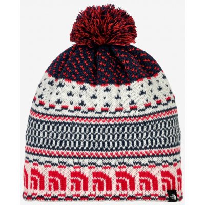 The North Face Zimní čepice Cabin Ski Tuke white dune jacquard/pom – Hledejceny.cz