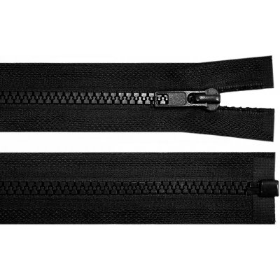 Kostěný zip dělitelný, délka 85 cm - černý – Hledejceny.cz