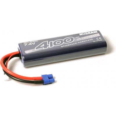 NOSRAM 50C LiPo Car Stickpack Hardcase EC3 konektor 7.4 V 4100 mAh