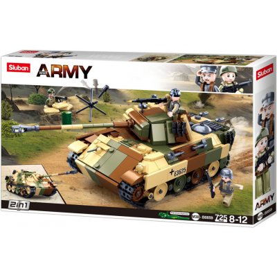 Sluban B0859 Maskovaný tank střední 2v1 – Zboží Mobilmania