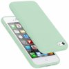 Pouzdro a kryt na mobilní telefon Apple Cadorabo pouzdro kompatibilní s Apple iPhone 5 / 5S / SE 2016 v barvě Liquid BRIGHT Zelená - Pouzdro na mobilní telefon z pružného silikonu TPU - Silikonový kryt ochranné pouzdro Ultra Slim Soft Back