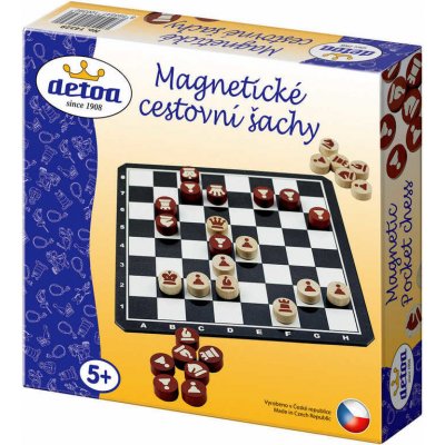 DETOA DŘEVO Hra Šachy cestovní magnetické – Sleviste.cz