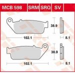 TRW MCB598SV sintrované přední brzdové destičky na motorku – Zboží Mobilmania