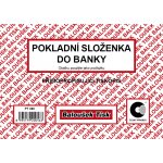 Baloušek Tisk PT080 Pokladní složenka do banky, A6, samopropisovací – Zboží Dáma