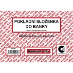 Baloušek Tisk PT080 Pokladní složenka do banky, A6, samopropisovací – Hledejceny.cz