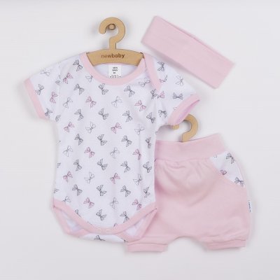 New Baby 3-dílná letní bavlněná souprava Perfect Summer baletka – Zboží Mobilmania