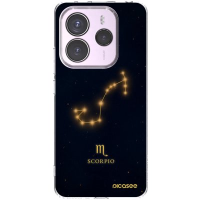 Picasee silikonový průhledný obal pro Xiaomi Redmi Note 14 5G - SCORPIO – Hledejceny.cz