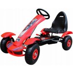 Mamido šlapací motokára Gokart s nafukovacími koly červená – Zboží Mobilmania