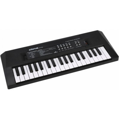 Teddies Pianko Varhany Klávesy 37 kláves plast 40cm napájení na USB + mikrofon v krabici 41,5x16x4,5cm – Zbozi.Blesk.cz