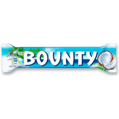 Bounty kokosová tyčinka v mléčné čokoládě 57g – Zboží Dáma
