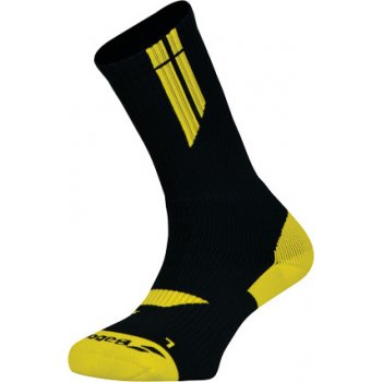 Babolat ponožky Team Big Logo BlackFluored Yellow