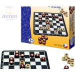 Magnetické cestovní šachy dřevo společenská hra v krabici 20x20x4cm – Hledejceny.cz