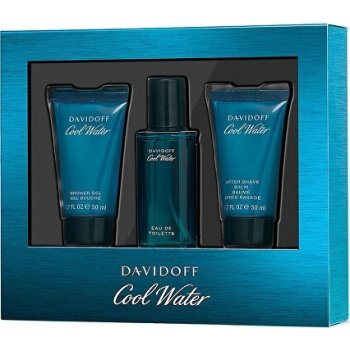 Davidoff Cool Water pro muže EDT 40 ml + sprchový gel 50 ml + balzám po holení 50 ml dárková sada