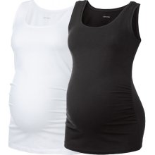 Esmara dámský těhotenský top 2 kusy černá bílá