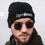 GymBeam zimní čepice Beanie black – Zbozi.Blesk.cz