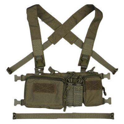 Delta Armory D3CRH taktická vesta chest rig zelená – Hledejceny.cz