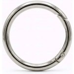 Kulaté karabiny pro copy na karabinách 2,5cm/ 3,2cm Vnitřní průměr: 25 mm, Vnější průměr: 34 mm, Tloušťka drátu: 4,5 mm – Zboží Dáma