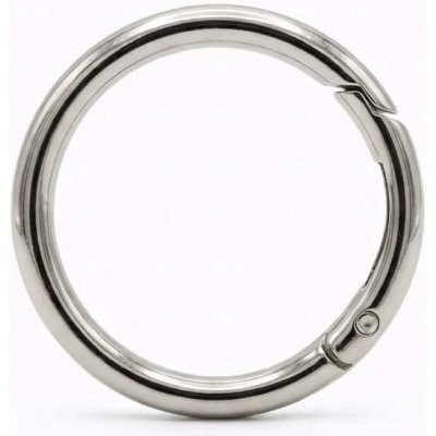 Kulaté karabiny pro copy na karabinách 2,5cm/ 3,2cm Vnitřní průměr: 25 mm, Vnější průměr: 34 mm, Tloušťka drátu: 4,5 mm – Zboží Dáma