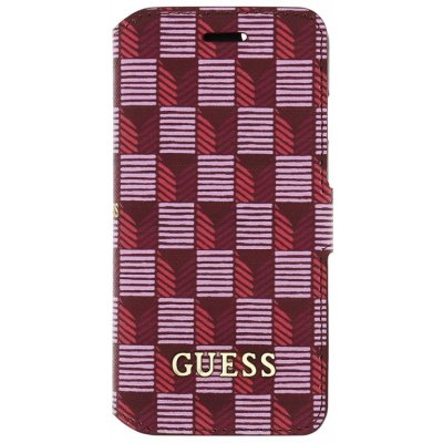 Pouzdro Guess Folio iPhone 6/6S růžové