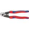 Nůžky na kabely a drátěná lana, Knipex 190mm