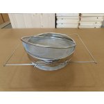 Cedník síto na med, nerezové 24 CM s úchyty / obě síta vypouklé – Sleviste.cz