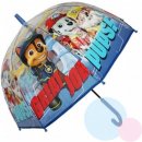 Dětský průhledný deštník Paw patrol tlapková patrola