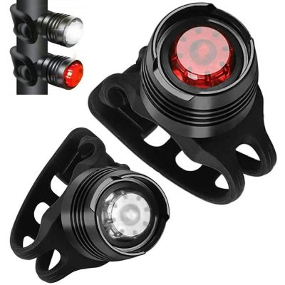 LED21 ZD114 PŘEDNÍ A ZADNÍ SVÍTILNA NA KOLO – Zboží Dáma