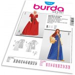 Střih Burda 7468 - Středověké šaty a čepec – Zboží Mobilmania