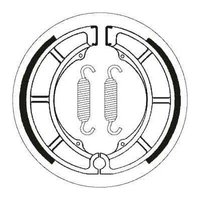 Brzdové pakny MR3 zadní SUZUKI VZ 800 Marauder rok 97-04 | Zboží Auto