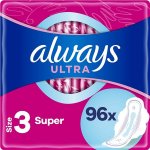 Always Ultra Hygienické Vložky Super V2 S Křidélky 96 ks – Hledejceny.cz