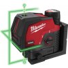 Měřicí laser Milwaukee M12 CLLP-301C Aku 3,0 Ah)