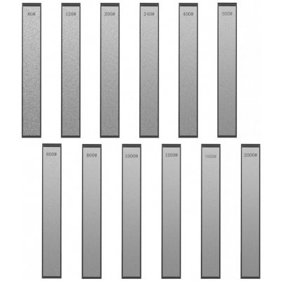 ADUN TOOLS diamantové kameny pro broušení nožů pod úhlem 12 ks ADNDK001 – Zboží Dáma