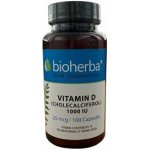 Bioherba Vitamín D 25 mcg 100 kapslí – Hledejceny.cz