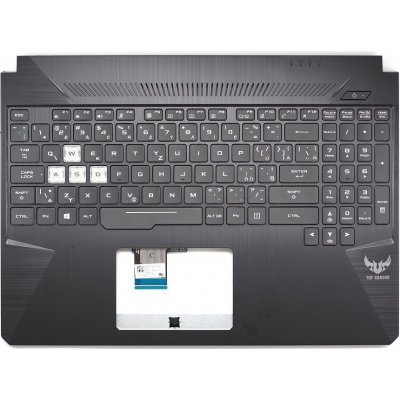 česká klávesnice + palmrest Asus TUF Gaming FX505 FX505D FX86 FX86G CZ/SK - RGB podsvit – Hledejceny.cz